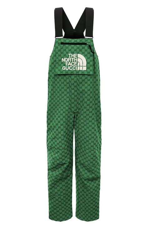 north face collaboration with gucci|Gucci north face overalls.